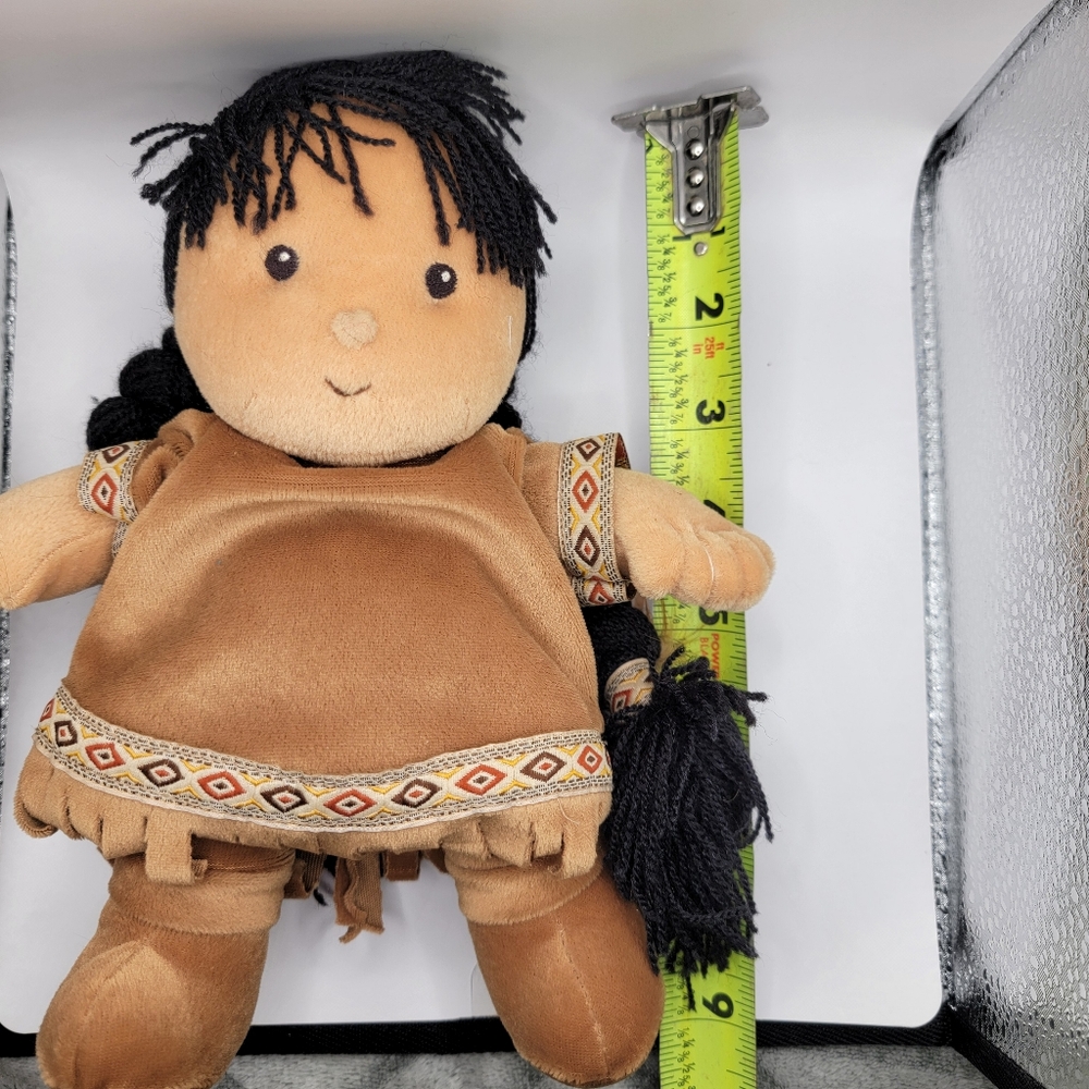 Vintage Enesco 1998 Friends Of the Feather Native Girl Plush 7" by Karen Hahn - Picture 6 of 6